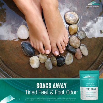 Tea Tree Oil Foot Soak with Epsom Salt & MSM